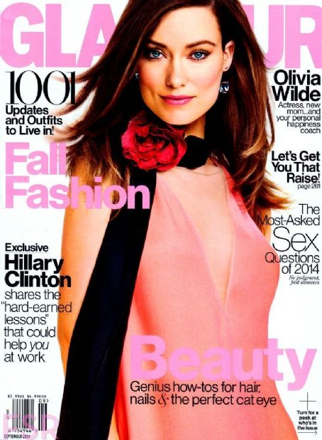 Olivia Wilde, Glamour Magazine September 2014 Cover Photo - United States