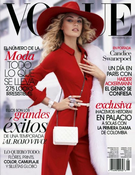 Candice Swanepoel, Vogue Magazine September 2013 Cover Photo - Mexico