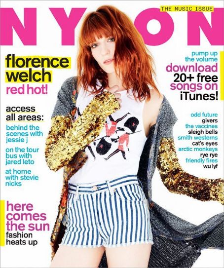 Florence Welch, Nylon Magazine June 2011 Cover Photo - United States