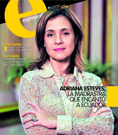 Adriana Esteves - Expresiones Magazine Cover [Ecuador] (16 January 2014)