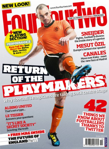 Wesley Sneijder - Four Four Two Magazine [United Kingdom] (October 2010)