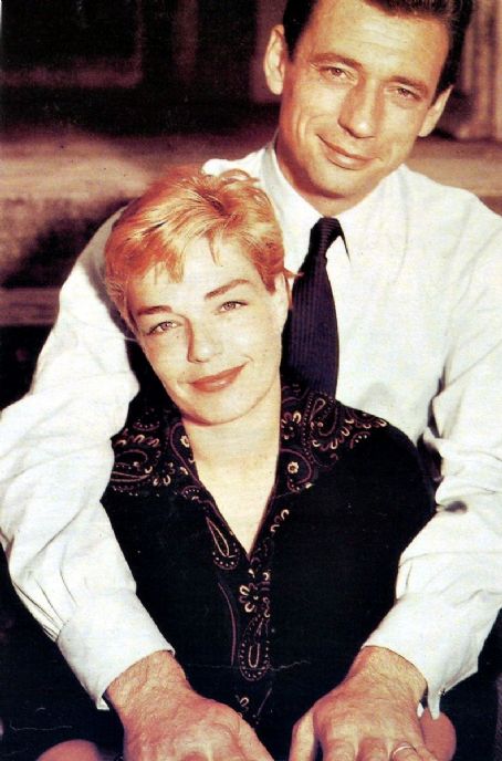Yves Montand and Simone Signoret