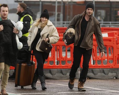 Michelle Collins – Seen at Malaga airport in Luton