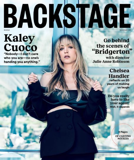 Kaley Cuoco - Backstage Magazine Cover [United States] (3 June 2021)