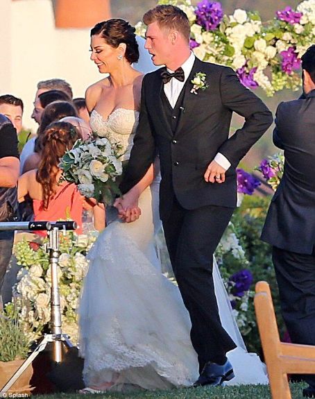 Nick Carter and Lauren Kitt Wedding Pics April 12, 2014