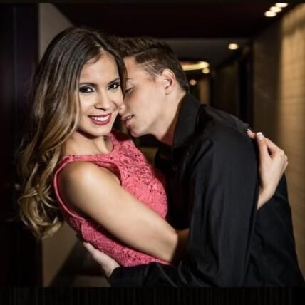 Santiago Arias and Karin Jimenez