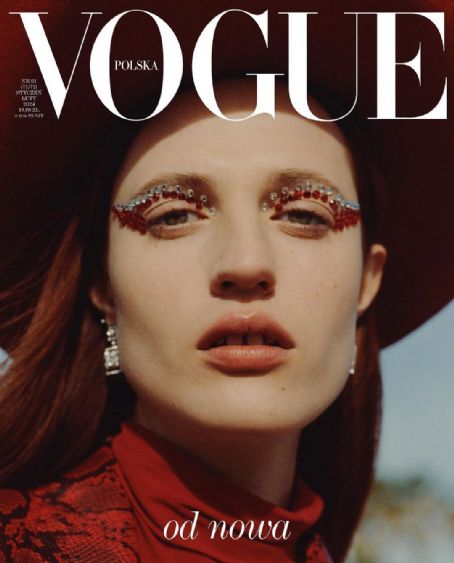 Julia Banas, Vogue Magazine January 2024 Cover Photo - Poland