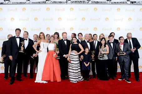 'Modern Family Cast' - The 66th Primetime Emmy Awards - Press Room