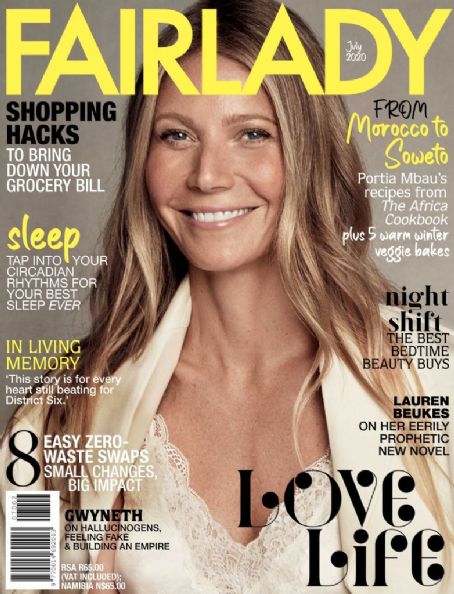 Gwyneth Paltrow, Fairlady Magazine July 2020 Cover Photo - South Africa