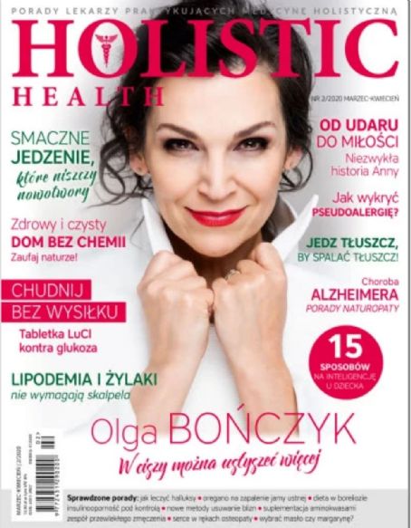 Olga Bonczyk Holistic Health Magazine March 2020 Cover Photo Poland