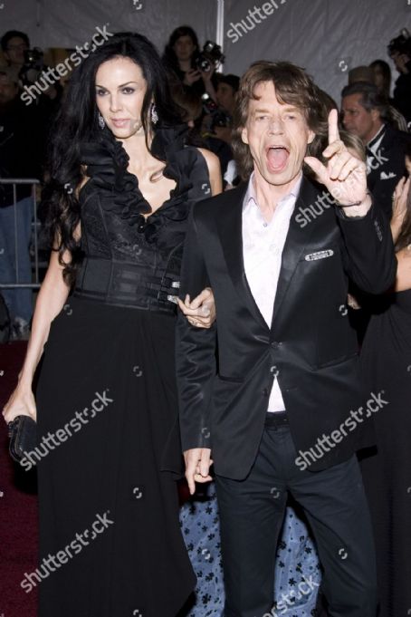 Mick Jagger and his partner L'Wren Scott attend the Metropolitan Museum of Art Costume Institute Benefit Gala 