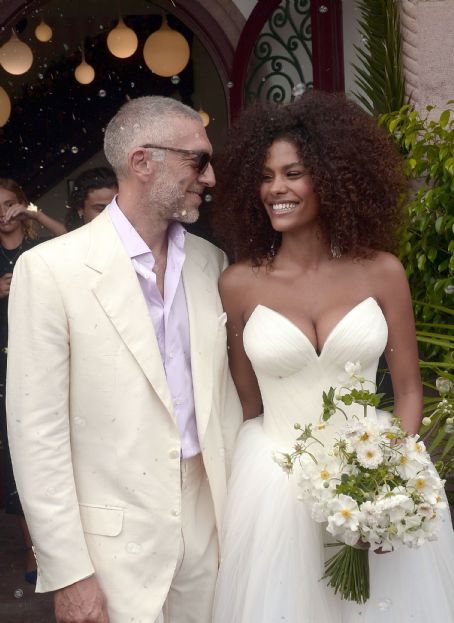 Vincent Cassel and Tina Kunakey - Marriage