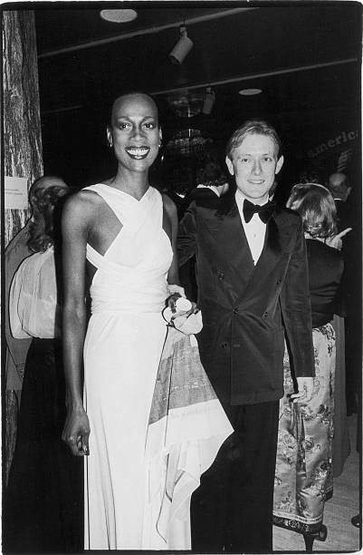 Michael Findlay (art expert) and Naomi Sims