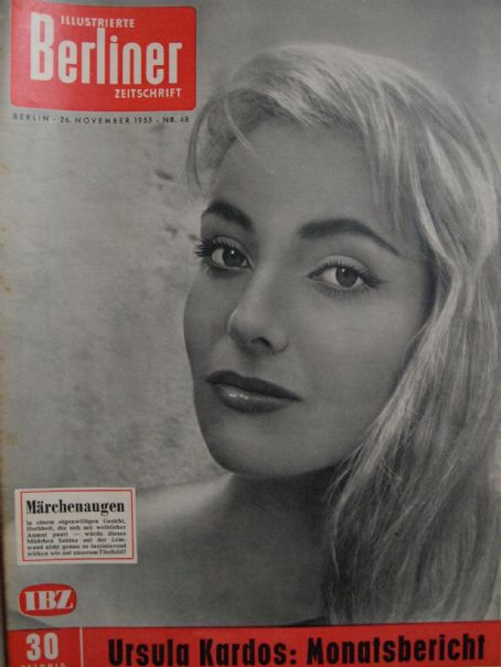 Sabine Sesselmann, IBZ Magazine 26 November 1955 Cover Photo - West Germany