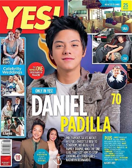 Daniel Padilla, Kathryn Bernardo, Richard Gomez, Lucy Torres - Yes Magazine Cover [Philippines] (August 2013)