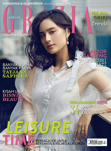 Tatjana Saphira, Grazia Magazine July 2017 Cover Photo - Indonesia