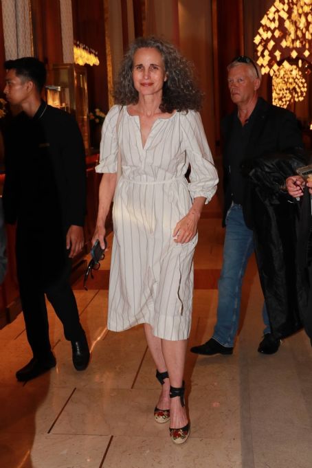 Andie MacDowell – Pictured at Majestic Hotel in Cannes