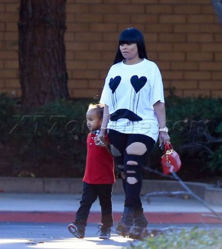 Blac Chyna, King Cairo, and Dream Kardashian at The Mall in Calabasas, California - January 14, 2017