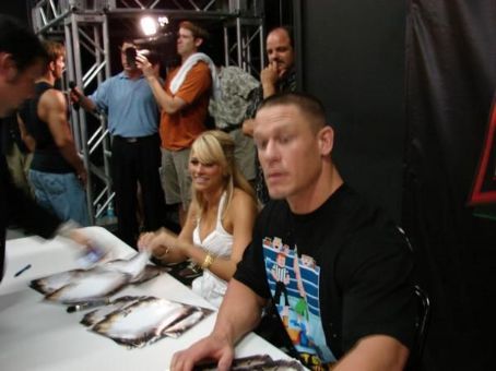 John Cena and Barbie Blank