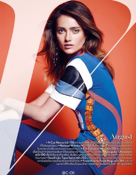 Karmen Pedaru in Louis Vuitton for Vogue Thailand August 2016
