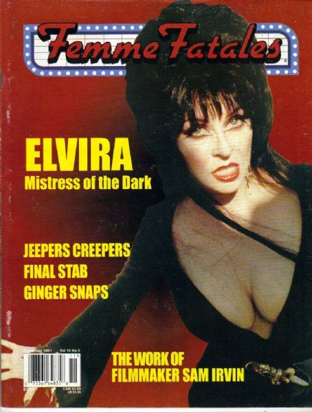 Cassandra Peterson - Femme Fatales Magazine [United States] (November 2001)