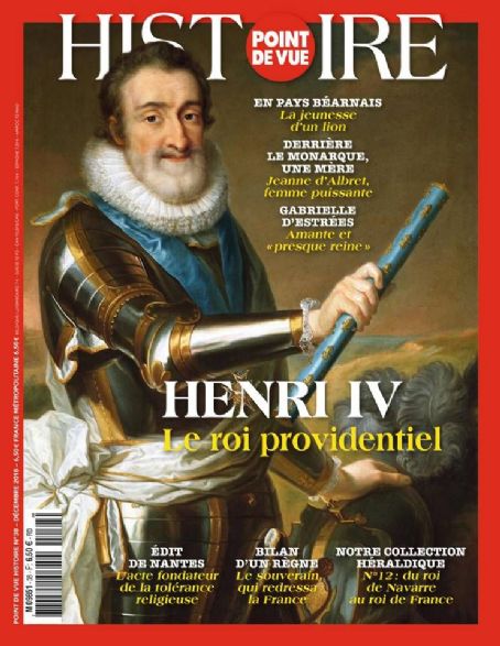 Henry IV of France - Point de Vue Histoire Magazine Cover [France] (December 2018)
