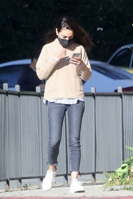 Mila Kunis – Out for a walk in Beverly Hills