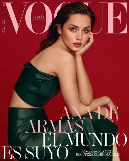Ana de Armas, Vogue Magazine April 2020 Cover Photo - Spain