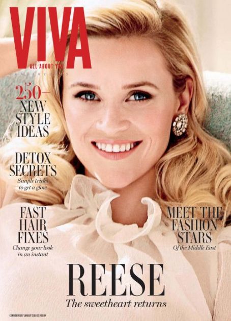 Reese Witherspoon, VIVA Magazine January 2015 Cover Photo - United Arab ...