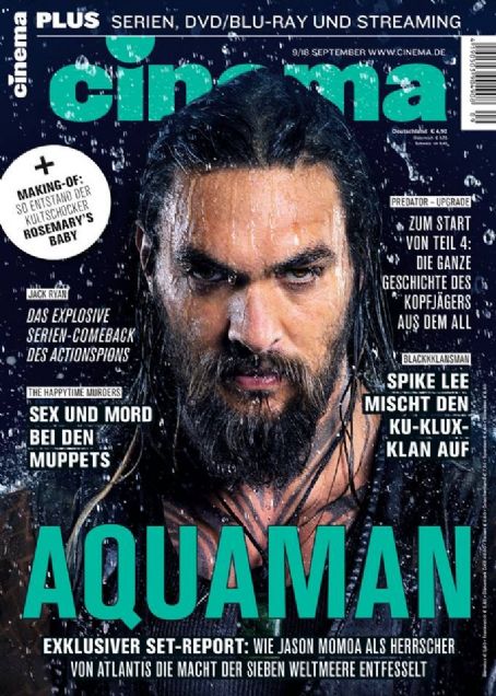 Jason Momoa - Cinema Magazine Cover [Germany] (September 2018)