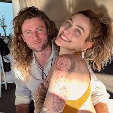 Paris Jackson and Justin Long (Music Producer)