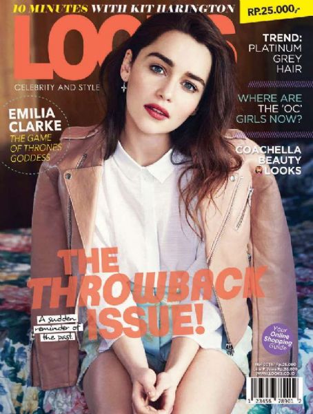 Emilia Clarke, LOOKS Magazine May 2016 Cover Photo - Indonesia