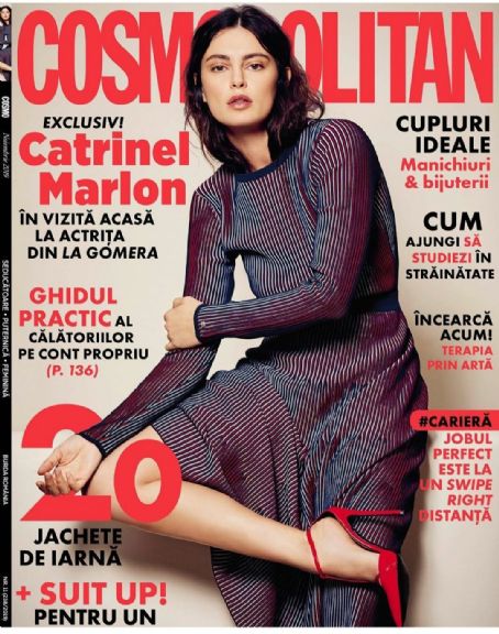 Catrinel Marlon, Cosmopolitan Magazine November 2019 Cover Photo - Romania