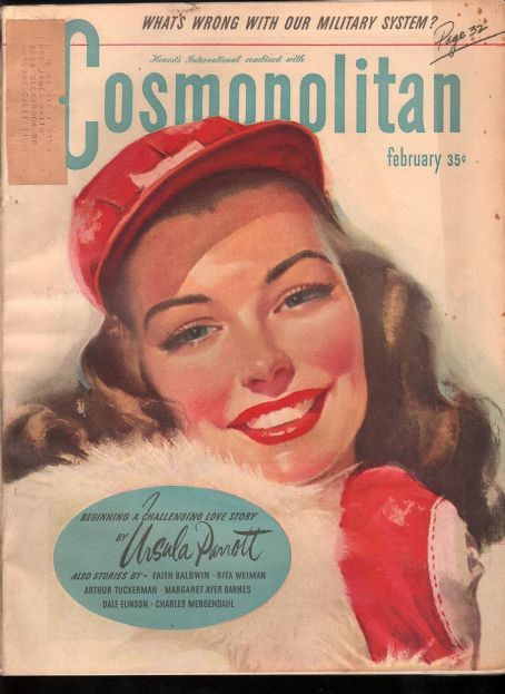 Cosmopolitan Magazine February 1945 Cover Photo - United States