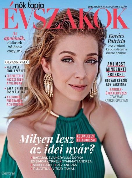 Patricia Kovács - Nok Lapja Evszakok Magazine Cover [Hungary] (June 2020)