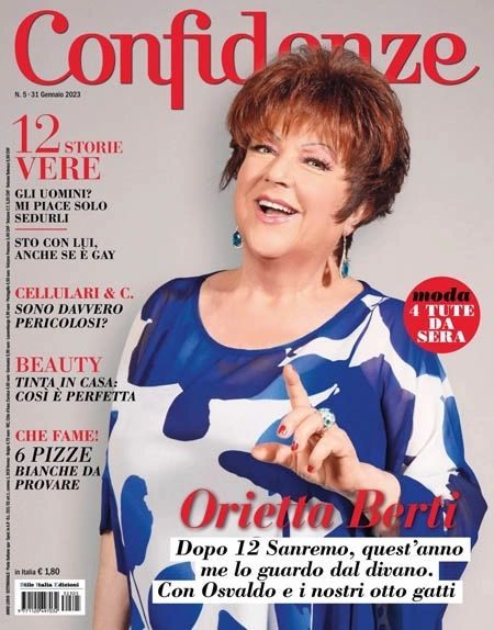 Orietta Berti - Confidenze Magazine Cover [Italy] (31 January 2023)