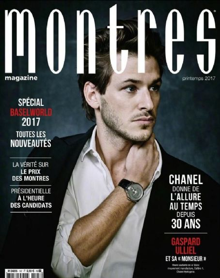 Gaspard Ulliel - Montres Magazine Cover [France] (March 2017)
