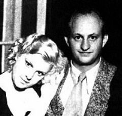 Larry Fine and Mabel Fine