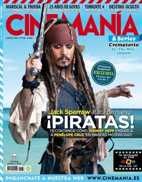 Johnny Depp - Cinemanía Magazine Cover [Spain] (March 2011)