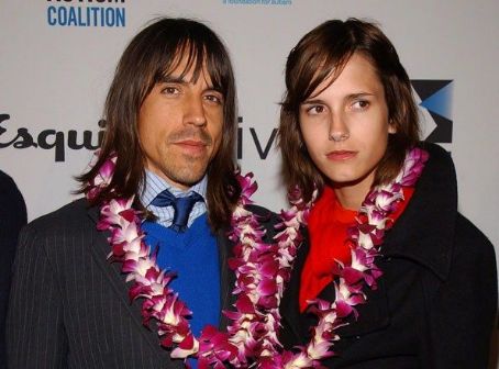 Anthony Kiedis and Heather Christie