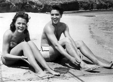 Joan Blackman and Elvis Presley