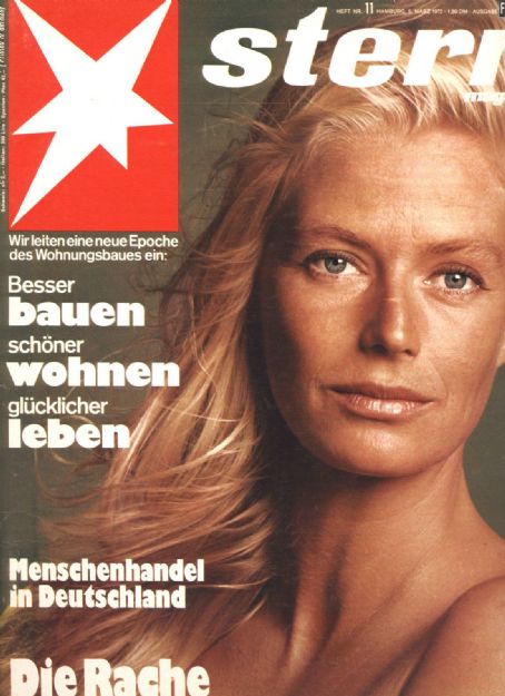 Nina van Pallandt - Stern Magazine Cover [Germany] (5 March 1972)