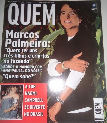 Marcos Palmeira - Quem Magazine Cover [Brazil] (6 April 2001)