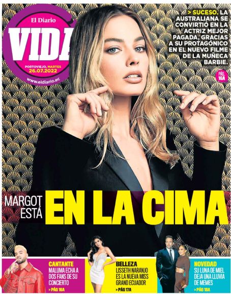 Margot Robbie - El Diario Vida Magazine Cover [Ecuador] (26 July 2022)
