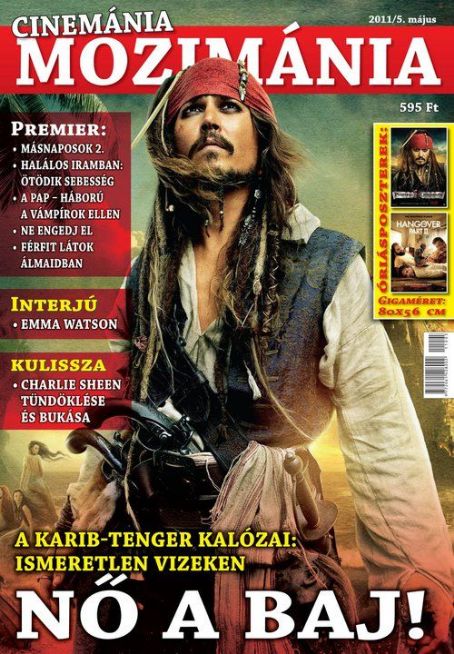 Johnny Depp - Mozimania Magazine Cover [Hungary] (May 2011)