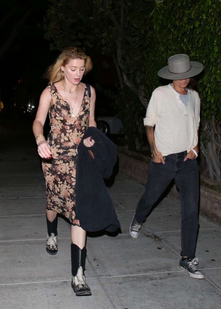 Amber Heard with a friend out for dinner in Beverly Hills | Amber Heard ...