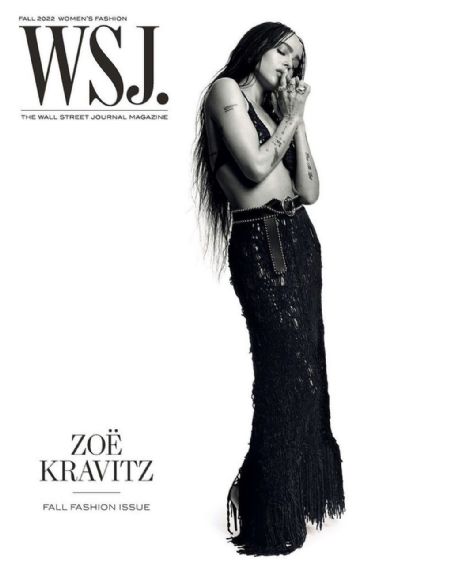Zoë Kravitz - Wsj Magazine Cover [United States] (September 2022)