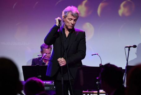 Jon Bon Jovi performs onstage at the Samsung annual charity gala 2017 ...