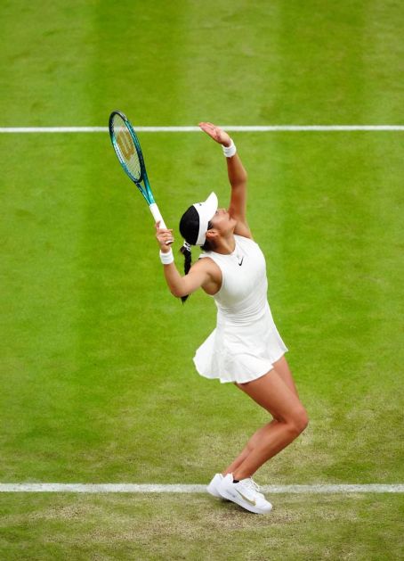 Emma Raducanu – Match against Maria Sakkari at Wimbledon 2024 – London