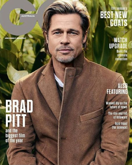 Brad Pitt, GQ Magazine August 2019 Cover Photo - Australia